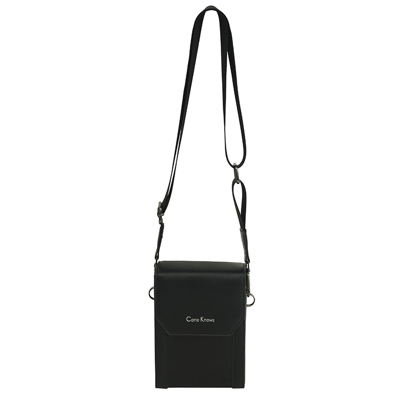 Men's Messenger Bag 2023 New Simple Mobile Phone Bag Fashion Brand Small Square Bag Fashion Shoulder Crossbody Bag Live Cross-Border