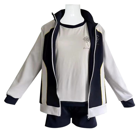 Blue file cos clothing Yiluo Mary Yu Chuan Lian see Pu He Hua Zi gymnastics clothing cosplay anime clothing