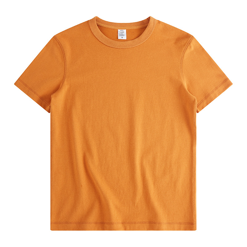 6-color heavyweight T-shirt 300g carbon sanding milk white cotton short sleeve T-shirt clothes E-Commerce wholesale generation