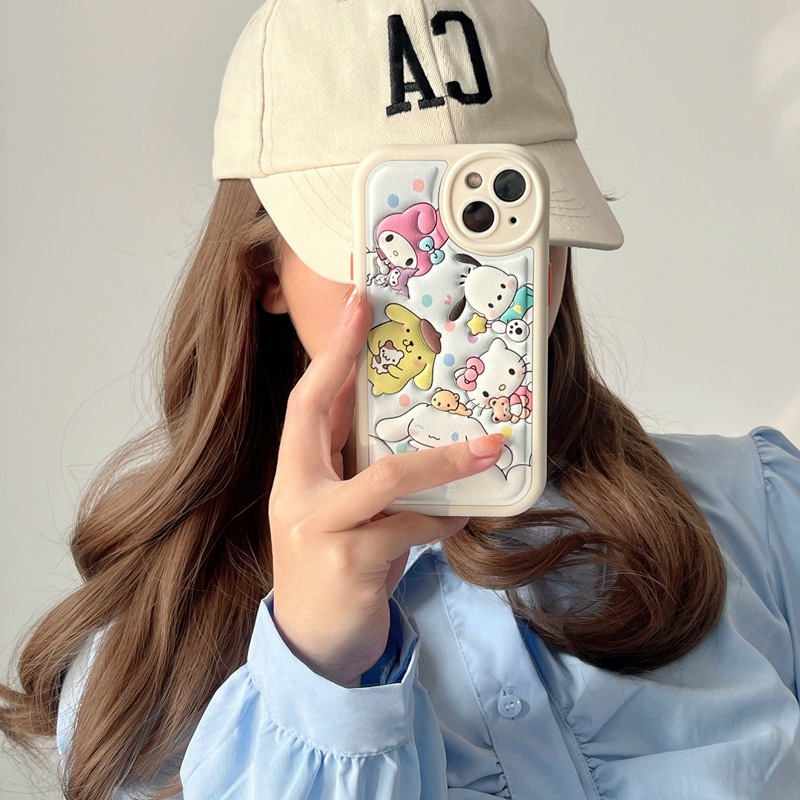 iPhone 14promax手機殼13/14女款全包立體卡通13promax日韓適用11