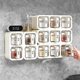Seasoning box wall-mounted household kitchen salt MSG seasoning jar salt jar seasoning Jar Spice storage box combination suit