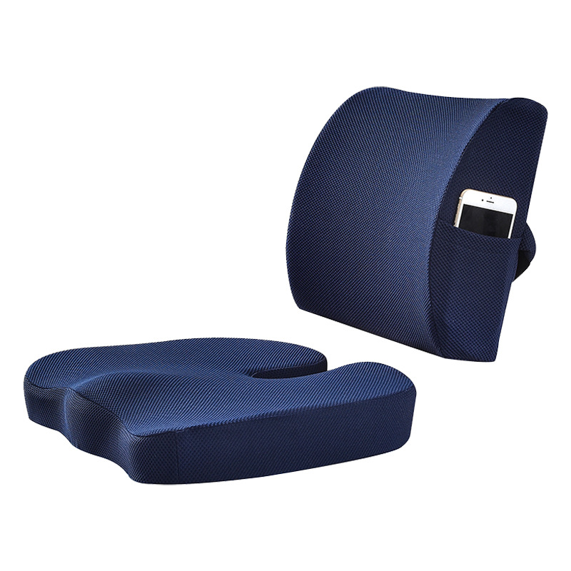 Car seat cushion office waist cushion set summer gel cushion breathable chair cushion beautiful hip cushion set