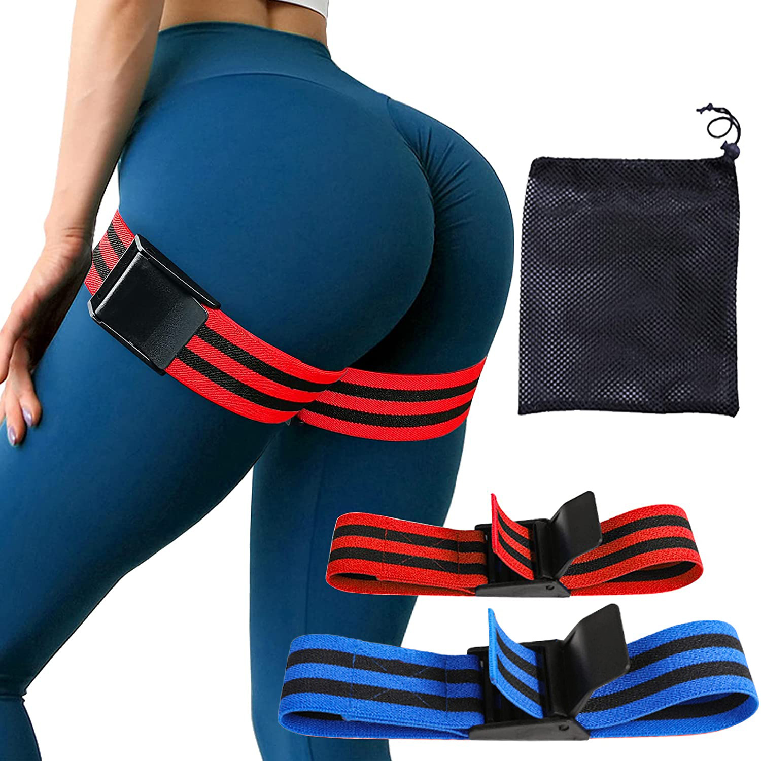 BFR blood flow restriction training belt weight lifting muscle block elastic bandage arm has effect increasing muscle pressure easy buckle