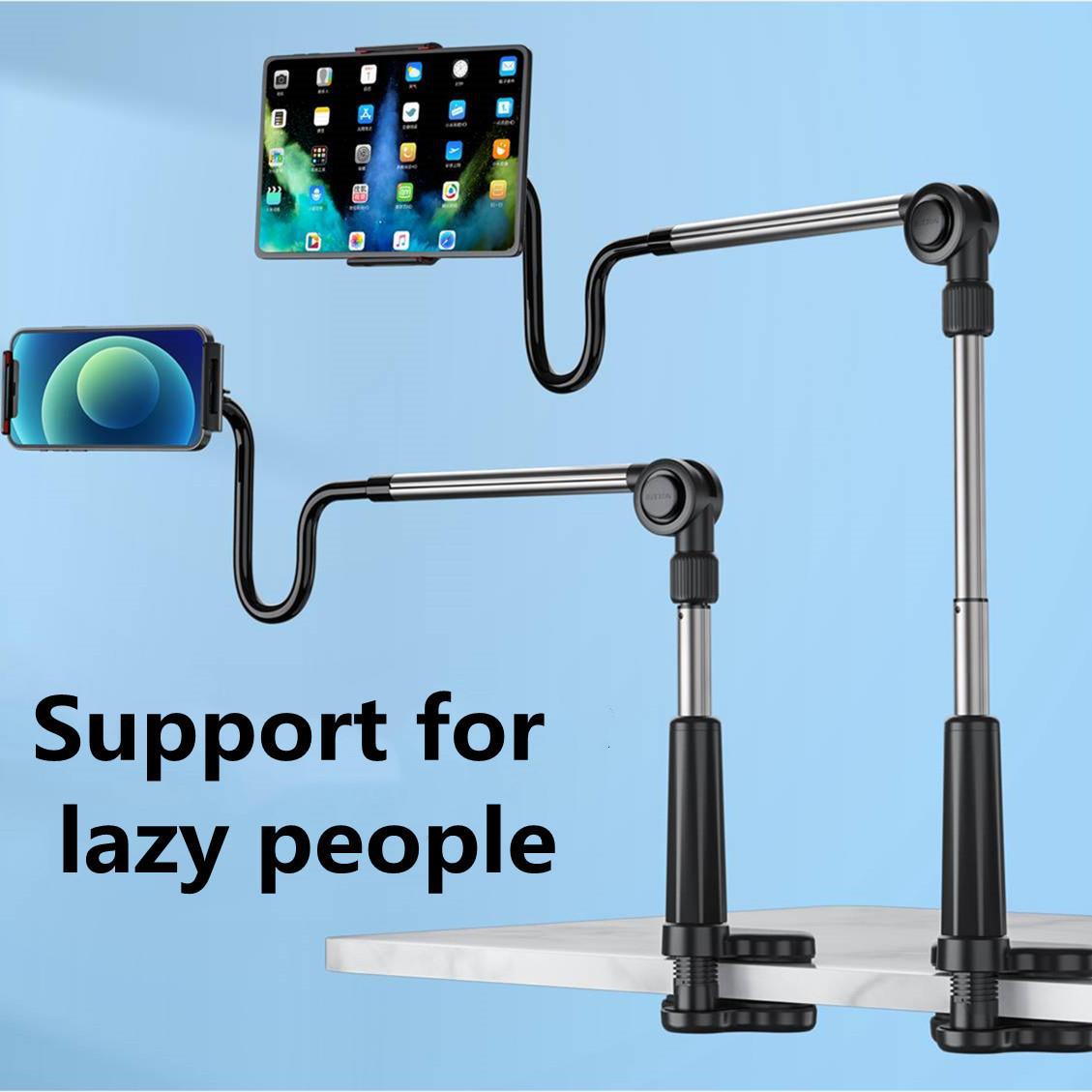 New Mobile Phone Tablet Stand Tripod Desktop Live Portable Lazy Stand Bedside Live Video Stand