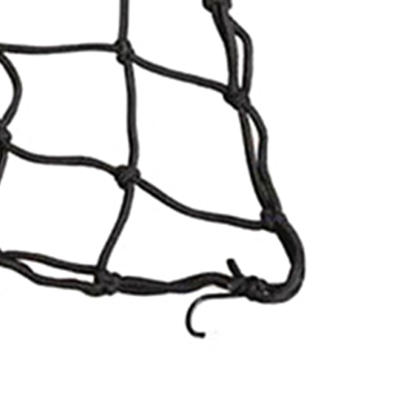Motorcycle helmet net 40x 40cm fuel tank net cover modified tail box fixed strap electric car helmet net pocket