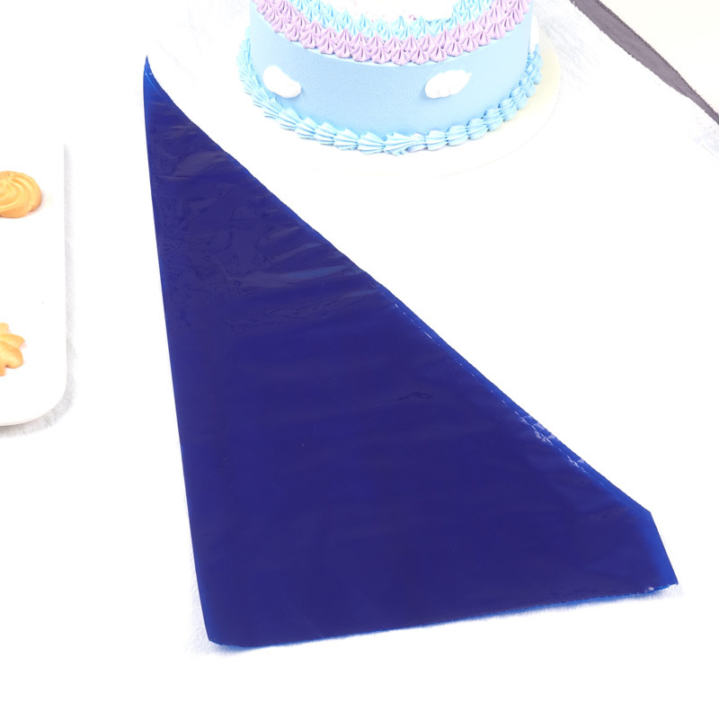 Cross-border 21 inch dark blue rolled piping bag 25*52 thick 50 cake squeeze bag decoration baking tools