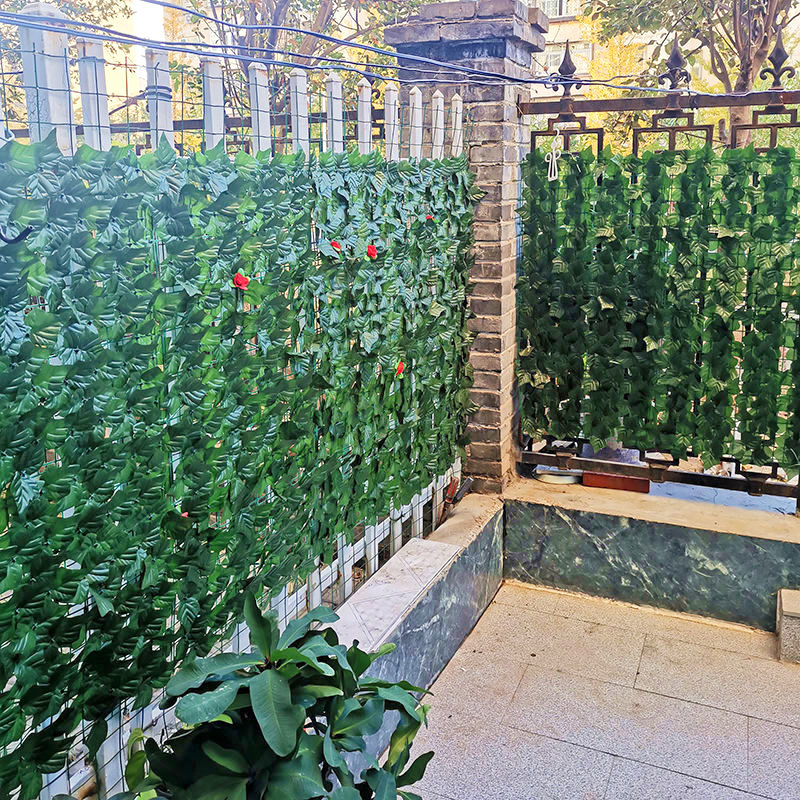 Simulation Fence Green Plant Leaf Artificial Fence Net Green Leaf Balcony Fence Simulation Plant Fence Fence Fence Fence Fence
