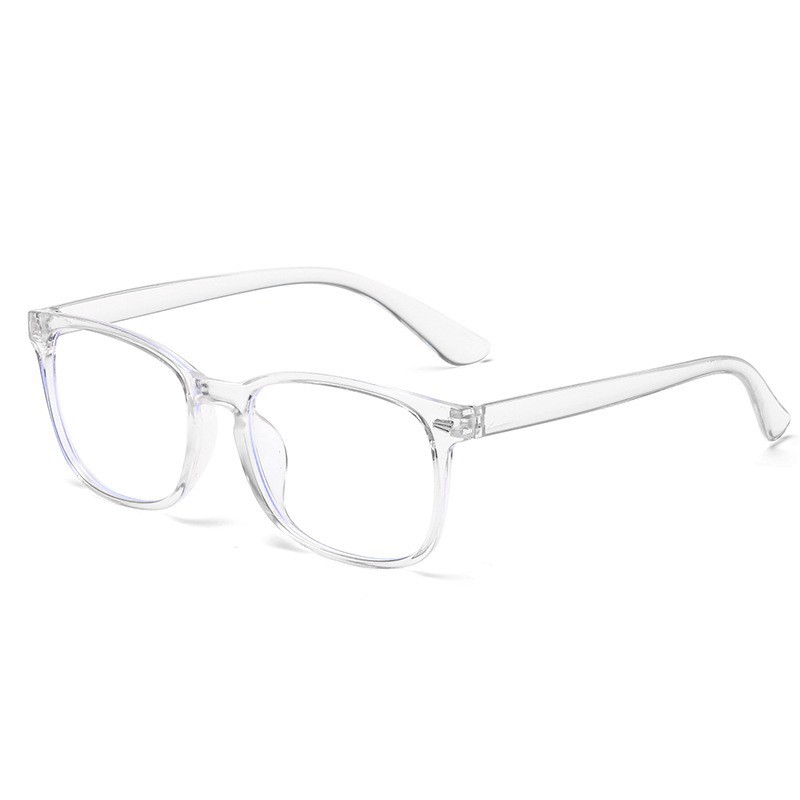 Best selling anti-blue light plain glasses classic fashion retro beige glasses men's and women's fashionable finished myopia glasses 8082