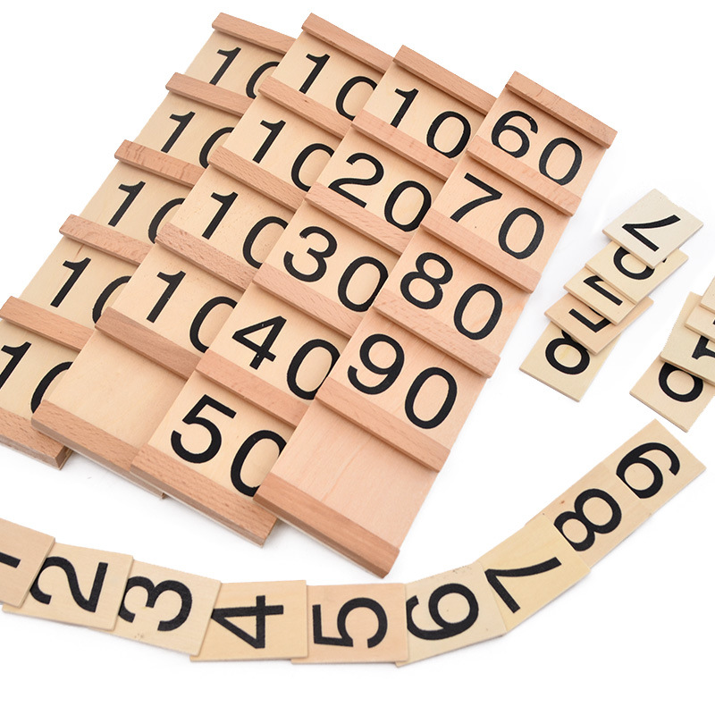 Saigen board Montessori mathematics teaching aids family Montessori kindergarten children early education digital saigen board