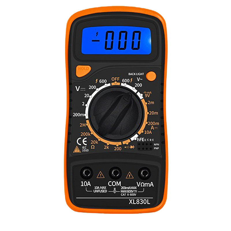 Cross-border dedicated handheld multi-function universal digital buzzer voltmeter smart XL830L Digital Multimeter