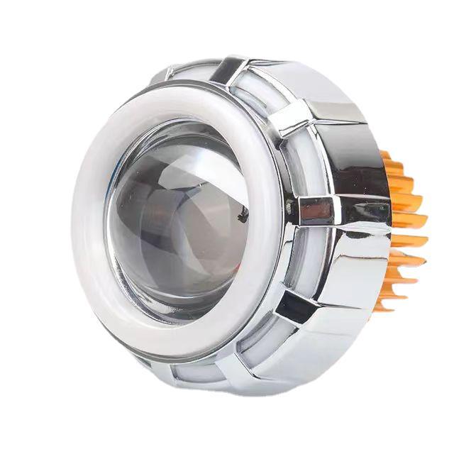 Cross-border special for general motorcycle electric car LED modified ghost fire spotlight headlight flash angel eye demon eye