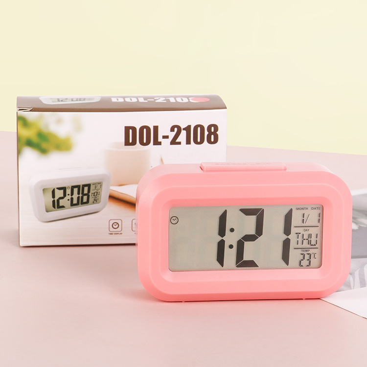 Multifunctional timer household electronic clock with temperature calendar luminous digital clock student creative gift alarm clock