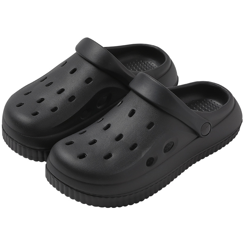 Eva Cave Shoes Women's Outfit Summer Breathable Non-Slip Household Beach Dung Feeling Two-Wear Baotou Slippers Men's Wholesale