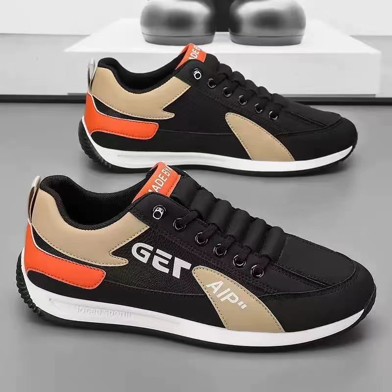 A generation of men's shoes 2024 summer new leather pedal shoes breathable men's casual Joker sports shoes
