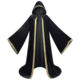 Halloween performance godfather of death cosplay cloak 4 color printed gold velvet cloak factory spot