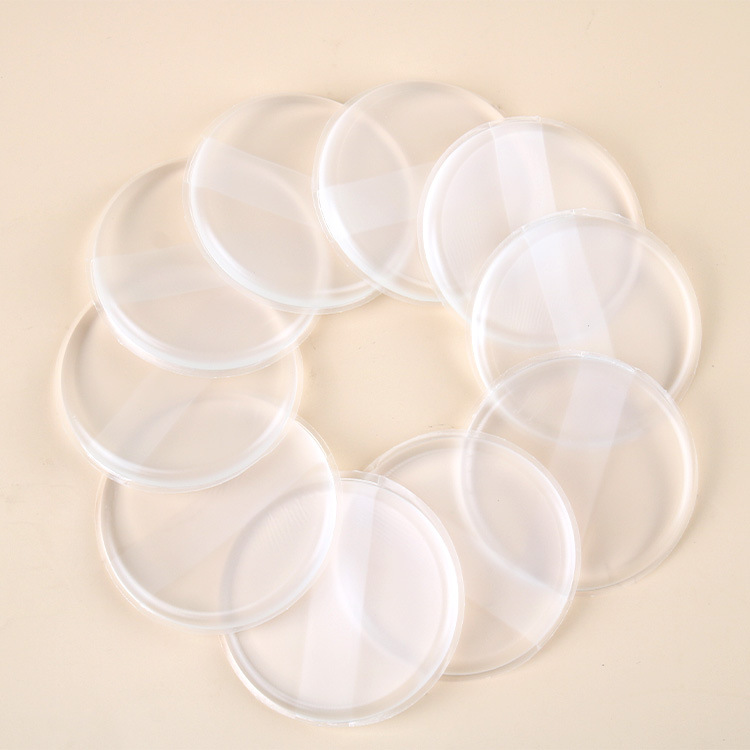 Silicone puff Q elastic soft and tender do not eat powder beauty tools beauty shop special puff air cushion round transparent silicone