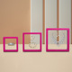 Rose red film box; 7*7*2