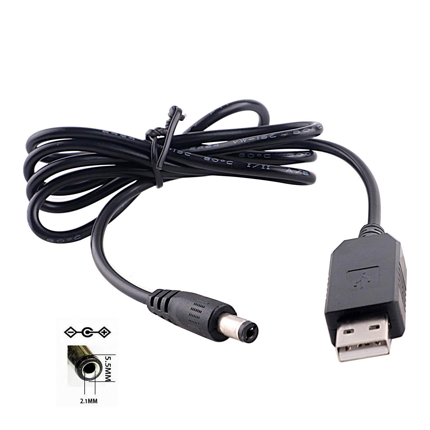 USB power boost line 5V to DC9 V/12V boost converter line with 8DC head multi-function transfer line
