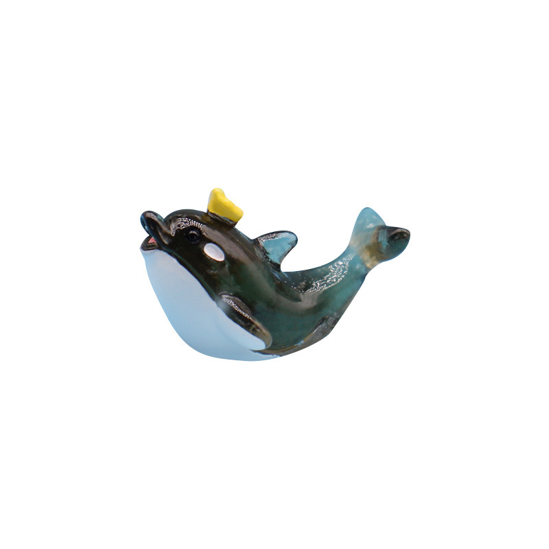 Micro-landscape simulation marine animal ornaments fish aquarium accessories resin crafts Mediterranean landscaping decoration