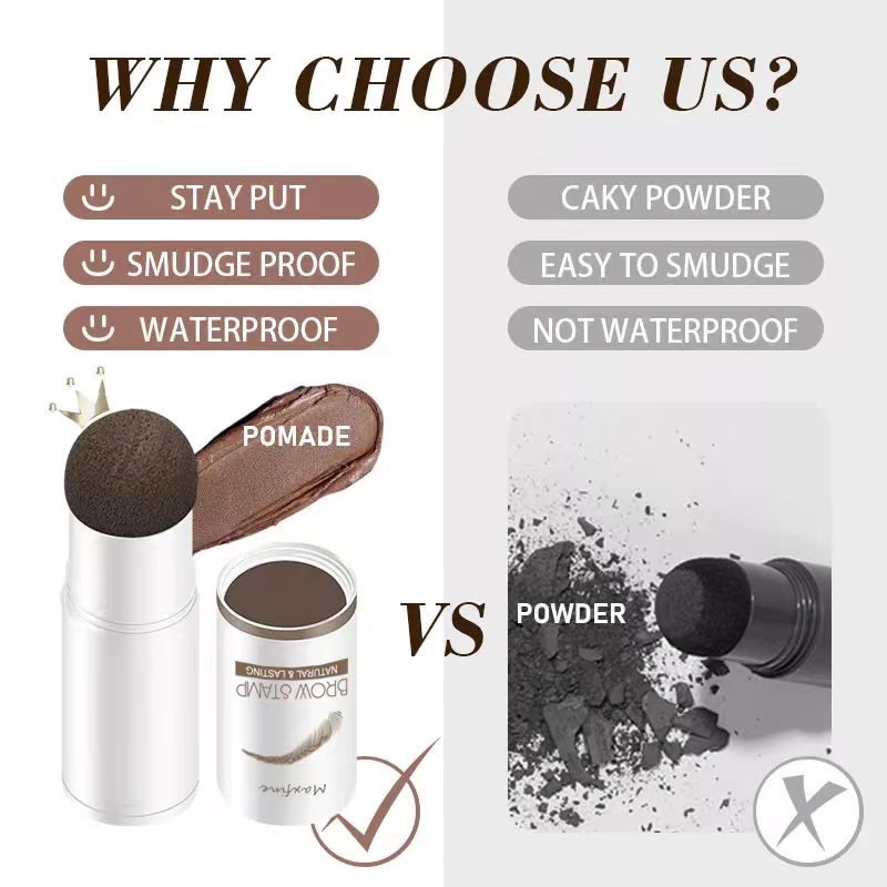 Cross-border makeup MAXFINE seal eyebrow powder set wholesale eyebrow cream waterproof non-blooming genuine No logo New