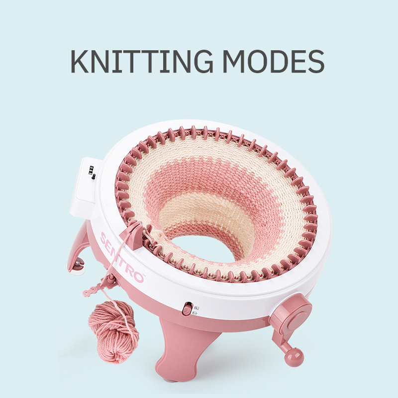 in stock 48 stitch diy knitting machine star cylinder weaving wool machine toy children loom sweater hat scarf