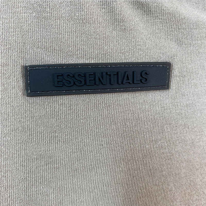 2021SS 長袖T恤經典全棉ESSENTIALS 厚板硅膠長袖