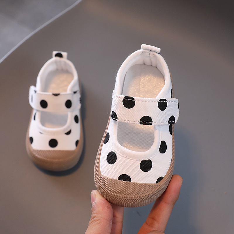 2024 Summer Spring Autumn Baby Shoes Baby Soft Sole Canvas Shoes Women's Children's Cloth Shoes Toddler Shoes Men's Single-layer Shoes Board Shoes