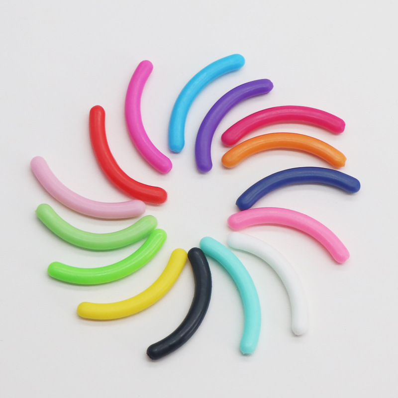Factory eyelash curler rubber strip high elastic silicone strip eyelash curler universal replacement rubber pad eye mascara rubber strip