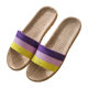 Linen Slippers Spring and Autumn Summer Four Seasons Household Thick Bottom Rattan Straw Summer Men's and Women's Slippers Home Indoor Wholesale
