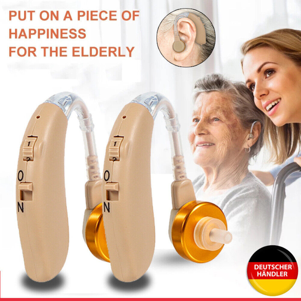 USB Rechargeable Hearing Aid for Deafness and Back of Ear Hearing Aid for the Elderly Hearing Aid Sound Amplifier for Cross-border