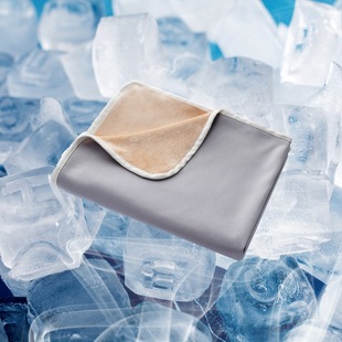 Amazon Cold Ice Silk Blanket Summer Thin Air Conditioning Office Children Nap Machine Wash Cold Blanket Spot