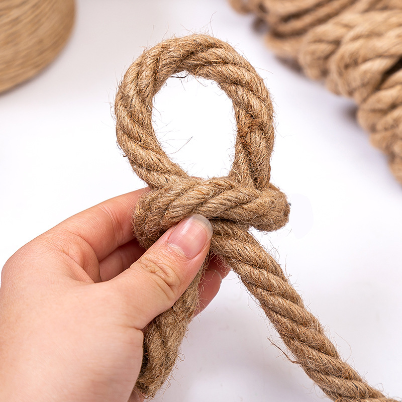 Hemp rope twine rope handmade diy color material rope kindergarten environment decoration bundle retro coarse hemp rope