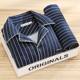 100 High-end Pajamas Men's Long-sleeved Spring and Autumn 2023 New Men's Casual Middle-aged Youth Summer Home Suit