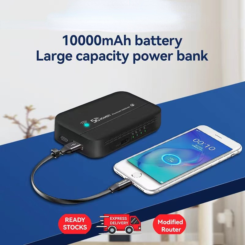 4G LTE Mobile Router charger Router TYPE-C Mobile card Router PW100