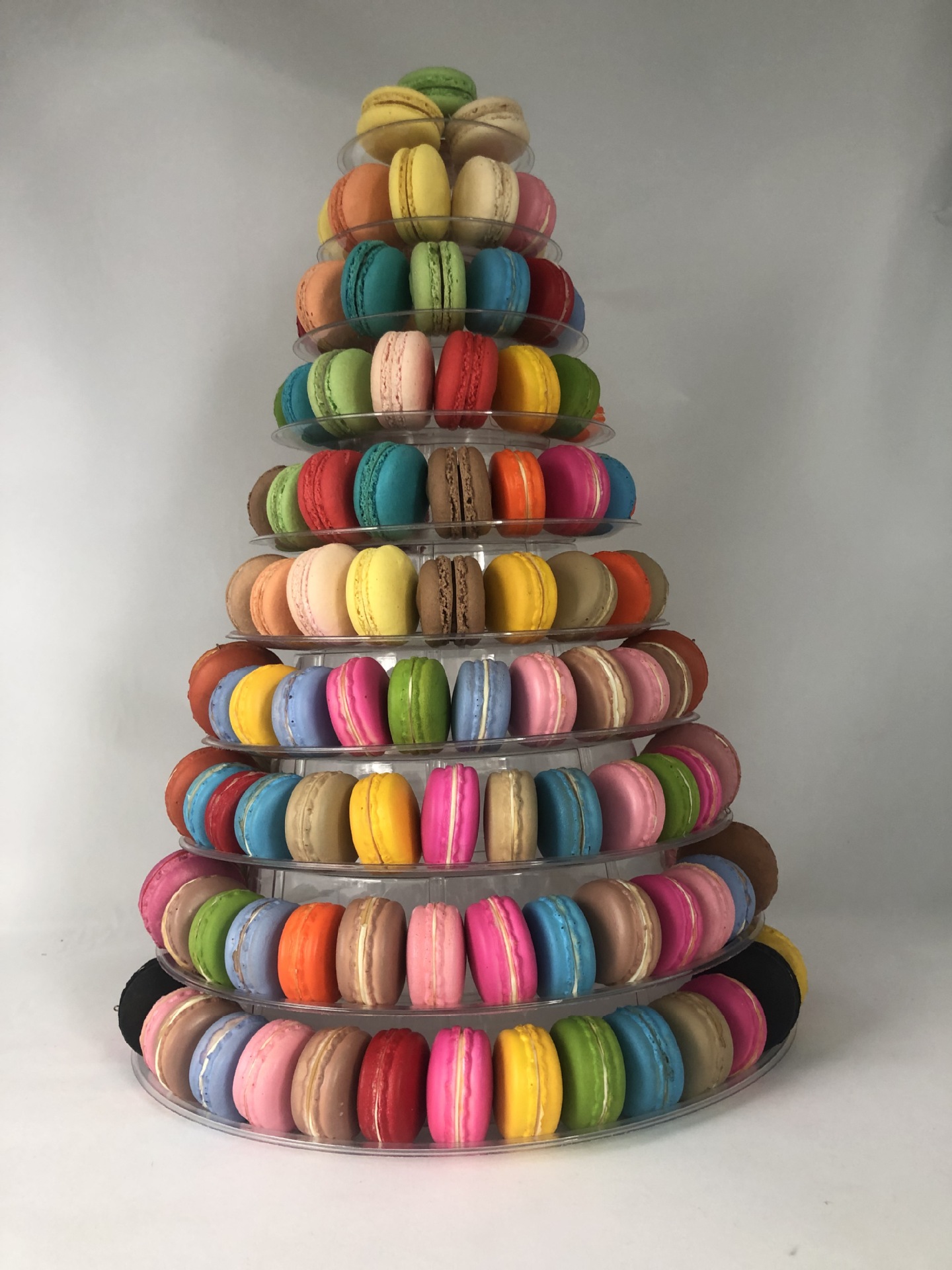 Macaron display stand 10-layer macaron display stand cake stand wedding display stand without base