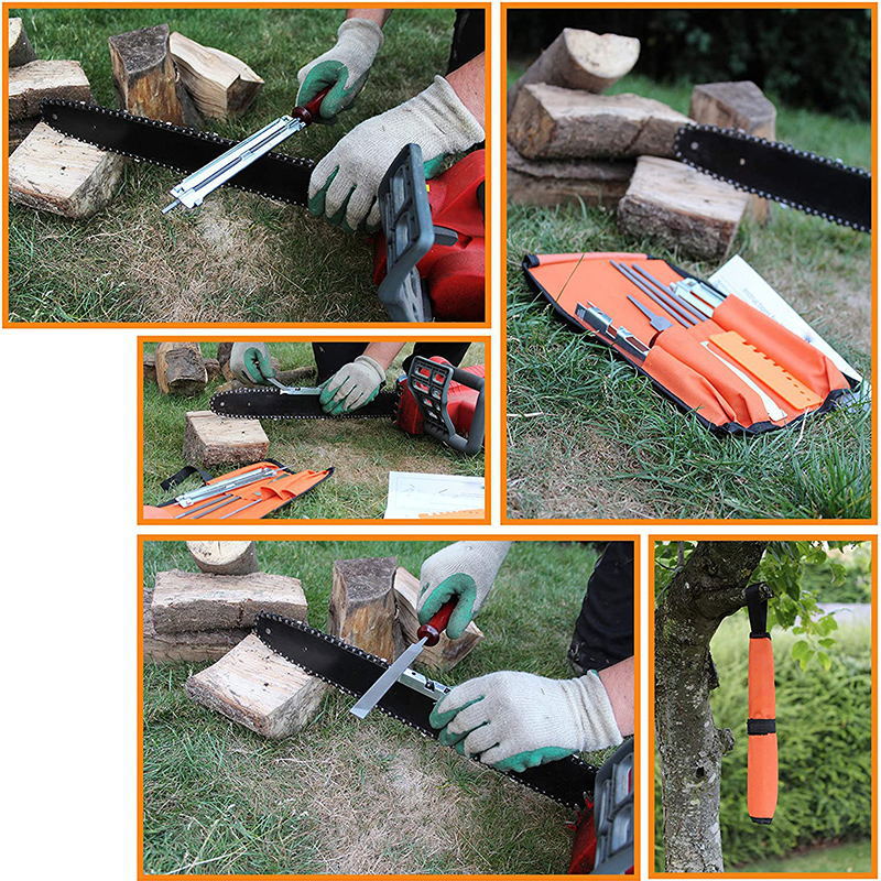 10pcs Bag File suit Chain Saw File Bag suit Electric Chain Saw File Oil Saw File Steel File Chain Saw File