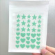 PE-36 Heart star combination Green