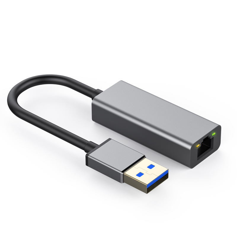 Usb3.0 ギガビットイーサネットアダプタ Usb3.0 Rj45 アルミ合金 Rtl8153 高速データ転送耐久性のあるネットワークカード|undefined