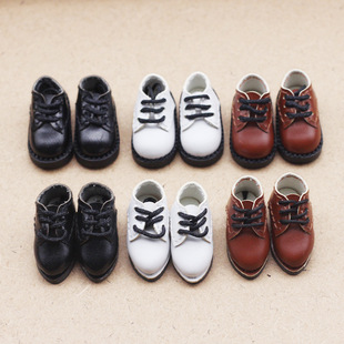 ob11/ 12 points BJD baby shoes Jasmine doll toy doll dress Yuantong leather shoes DOD shoes student shoes