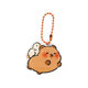 Lovable Capibala Keychain Cartoon Capybara Keychain Girl Heart Capybara Decorative Pendant Acrylic Accessories