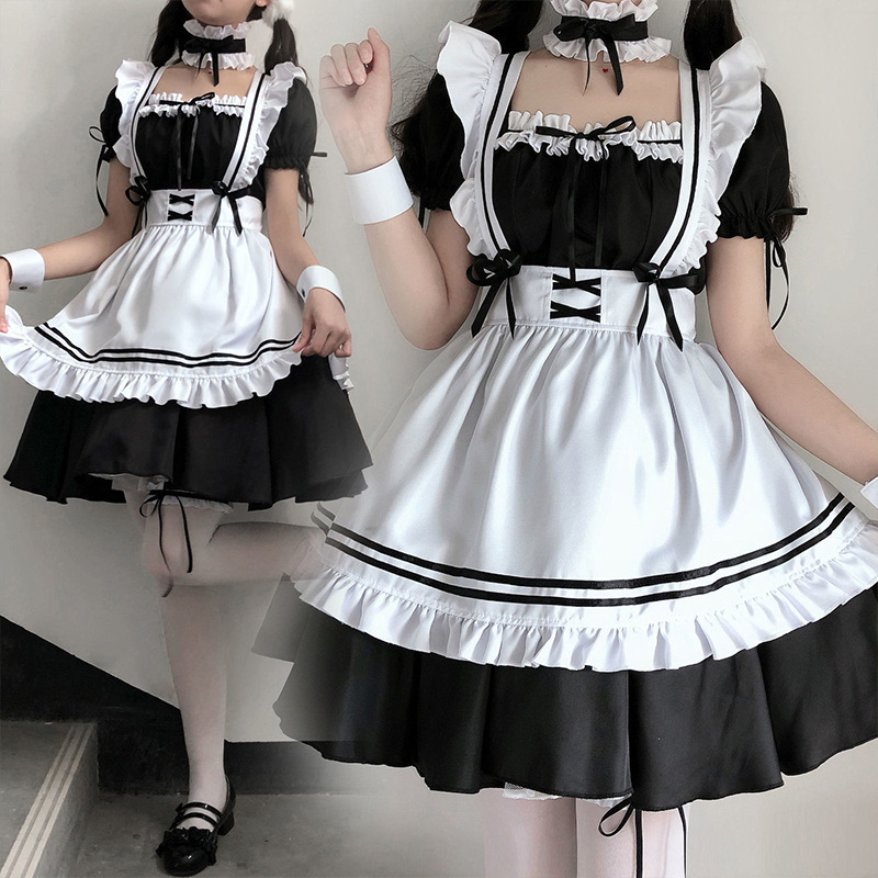 Maid Suit Pure Desire Jk Suit Maid Suit Milk Strap Boss Japanese Lolita Cute Maid Secondary Loli