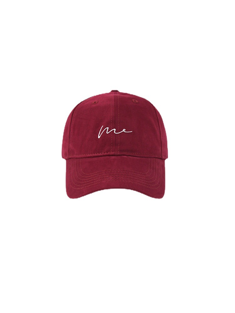Hat Women's Sunshade Big Head Baseball Cap Men's Trendy Niche High-end All-match Sports Korean Style Cap Shows Small Face