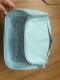 semicircle wash bag blue