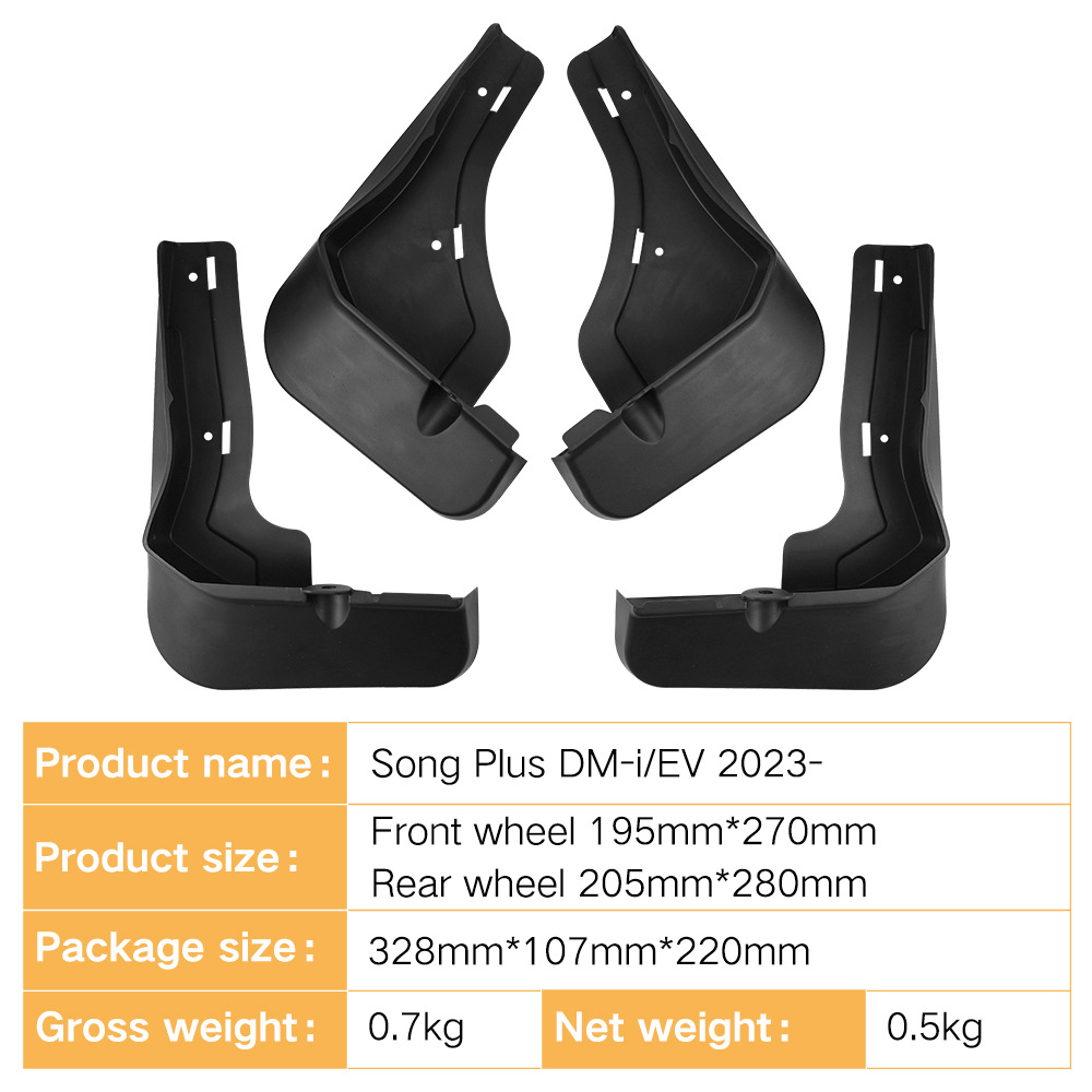 Suitable for BYD Song Song Plus Seal U DM-i/EV 2023-2024 car fender leather