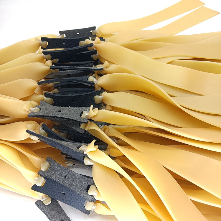 Slingshot accessories rubber band group 40 thickened widened plain color 40 wide fast pressure free binding high elastic slingshot rubber band group wholesale