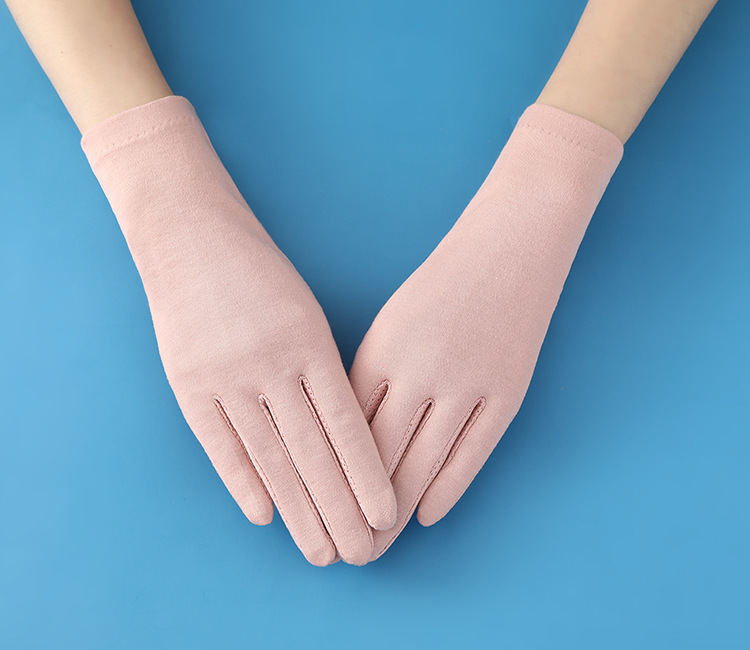 Guanti da guida con protezione solare, estivi, sottili, in cotone, resistenti ai raggi UV, traspiranti, antiscivolo, corti, per equitazione, all'aperto, per donne_voghion.com