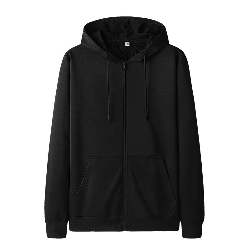 Sweater Men's New Hooded Cardigan Sweater Men's Korean-style Zipper Large Size Sports Casual Jacket Loose Solid Color Outerwear