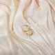 ins pleated gentle cream beige smooth background cloth photo props pearl jewelry cosmetics photography decoration