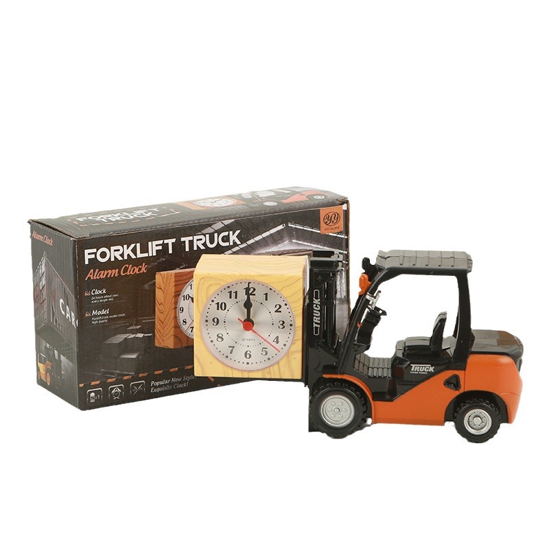 Forklift alarm clock alarm clock alarm clock fashion personality creative alarm clock student bedside clock home alarm clock