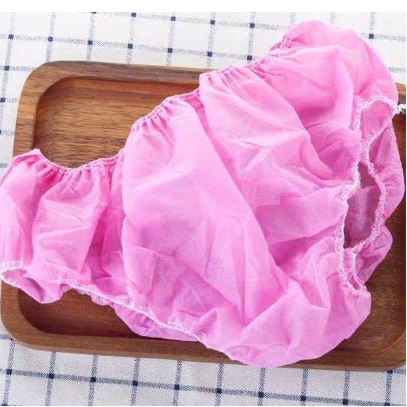 Sterile disposable underwear non-woven beauty SPA sweat sauna pants unisex breathable independent packaging